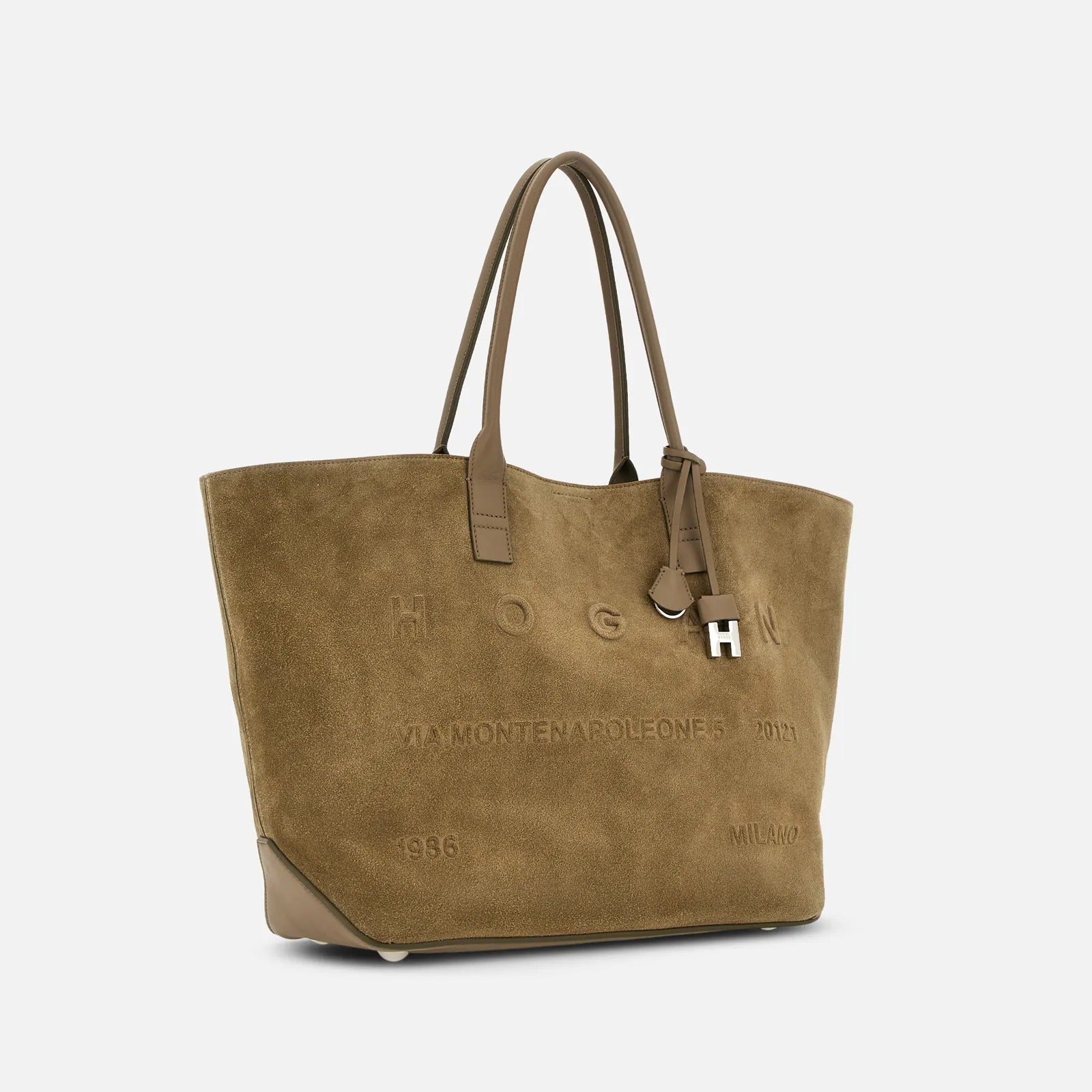 Hogan Address KBW01TA3300UGM Borsa shopping beige