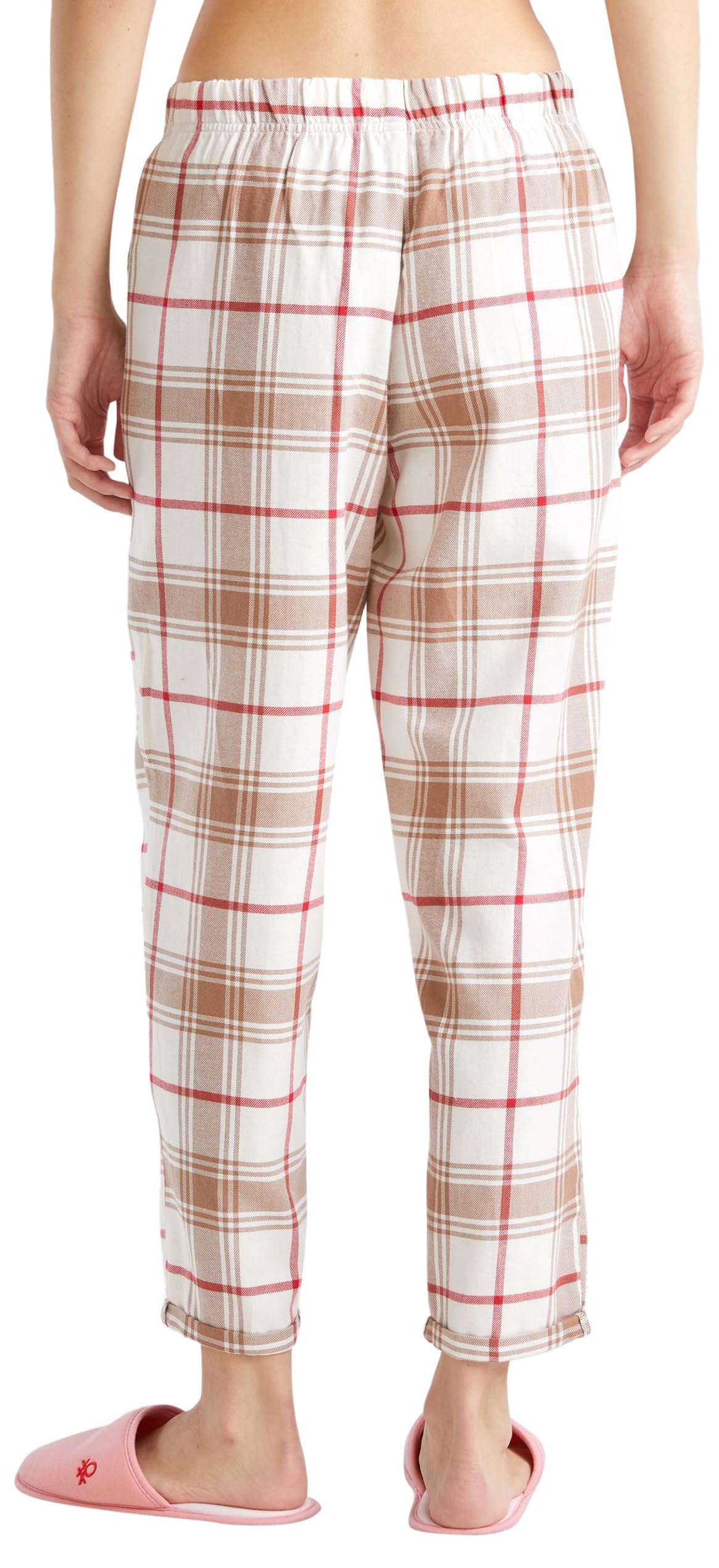 Benetton 43UL3F00I pantalone pigiama flanella multicolor L