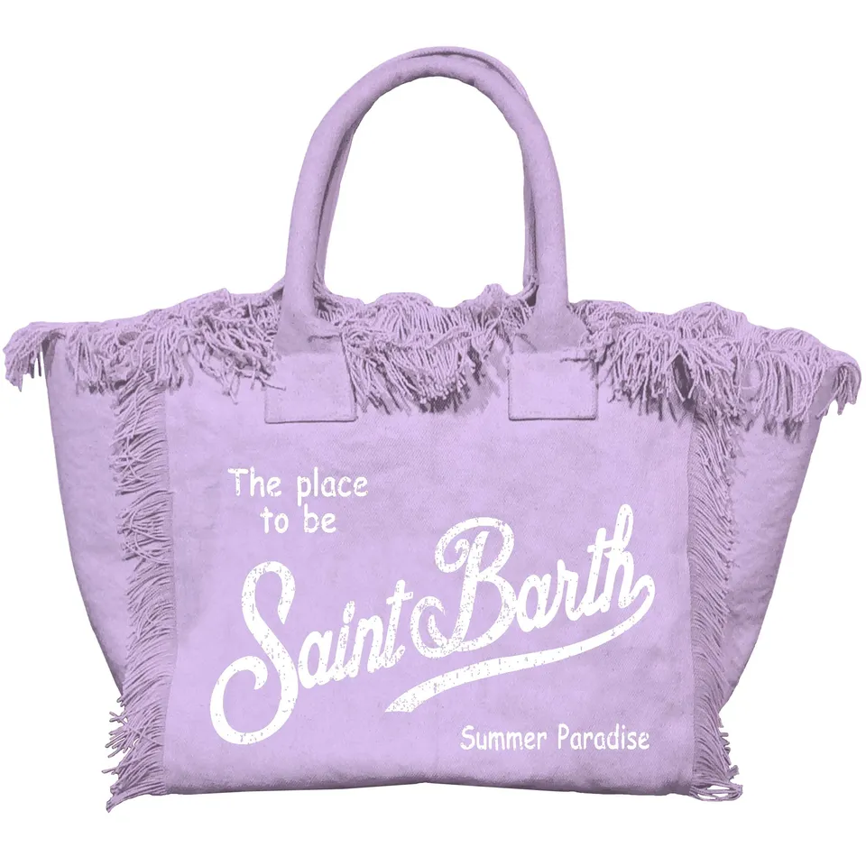 MC2 Saint Barth Vanity 02562L borsa canvas lilla