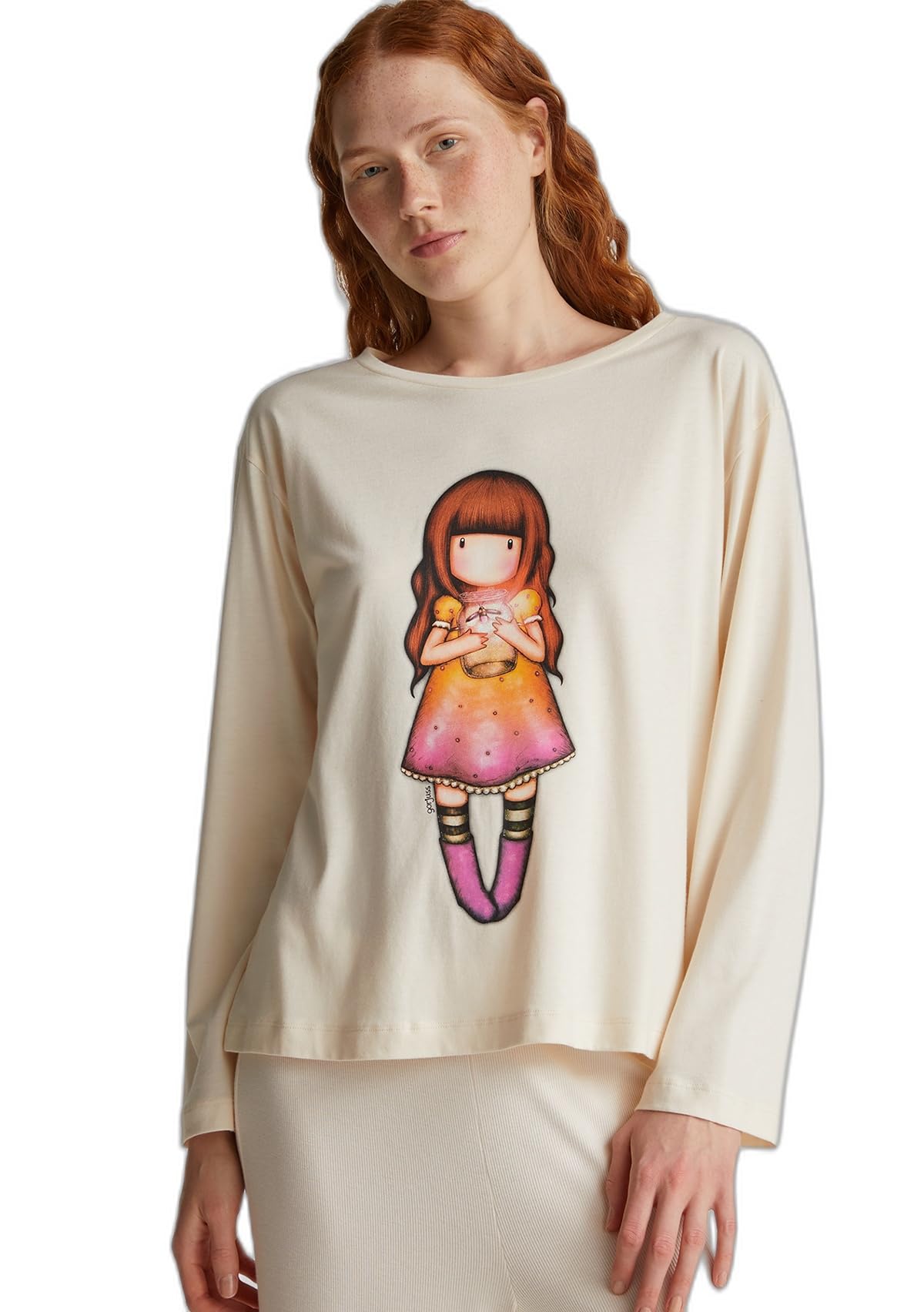 Benetton Intimo e Pigiami maglia pigiama donna viscosa Gorjuss