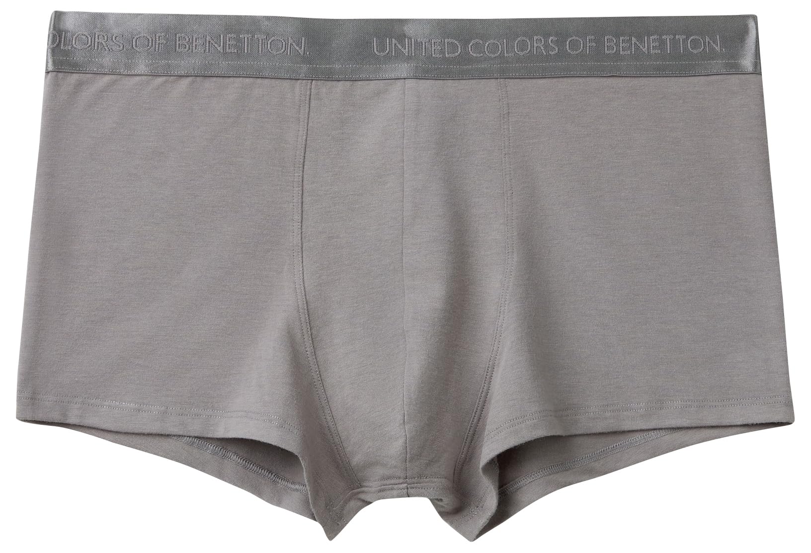 Benetton 3xkp2x00x boxer uomo L jersey stretch nero