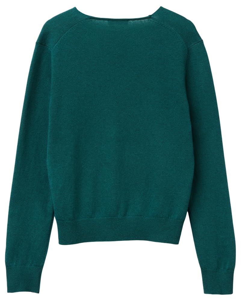 Benetton Maglia 1002d401y Maglione Donna Scollo V