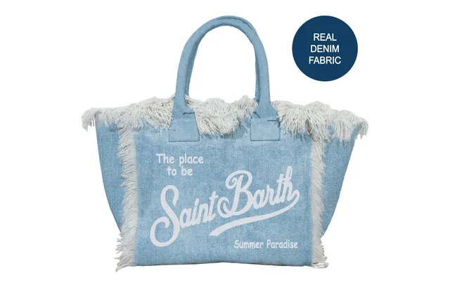MC2 Saint Barth Vanity Mini 00426L borsa Denim Light denim