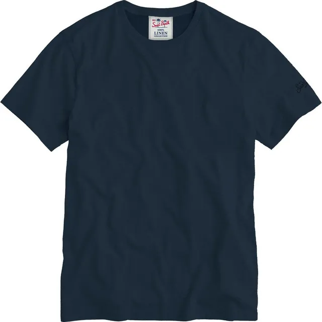 MC2 Saint Barth Ecstasea t-shirt uomo navy lino