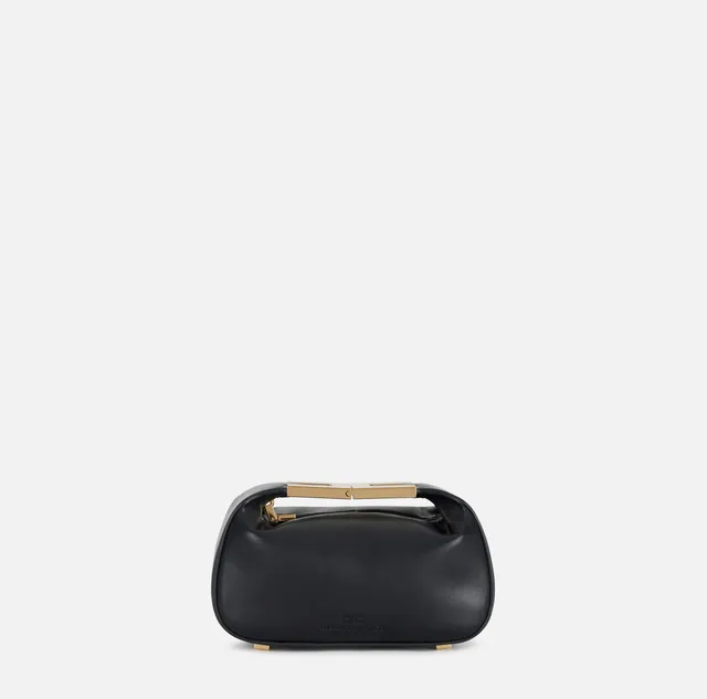 Elisabetta Franchi BS07A62E borsa hobo nera ecopelle