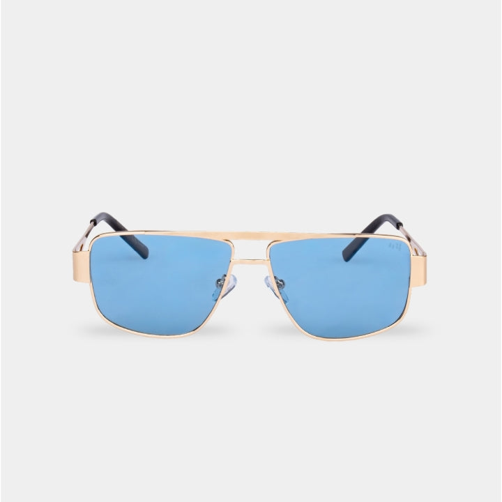 4You.Vision Nova 4Y06-MTL-03 Occhiali Sole Azzurri Unisex