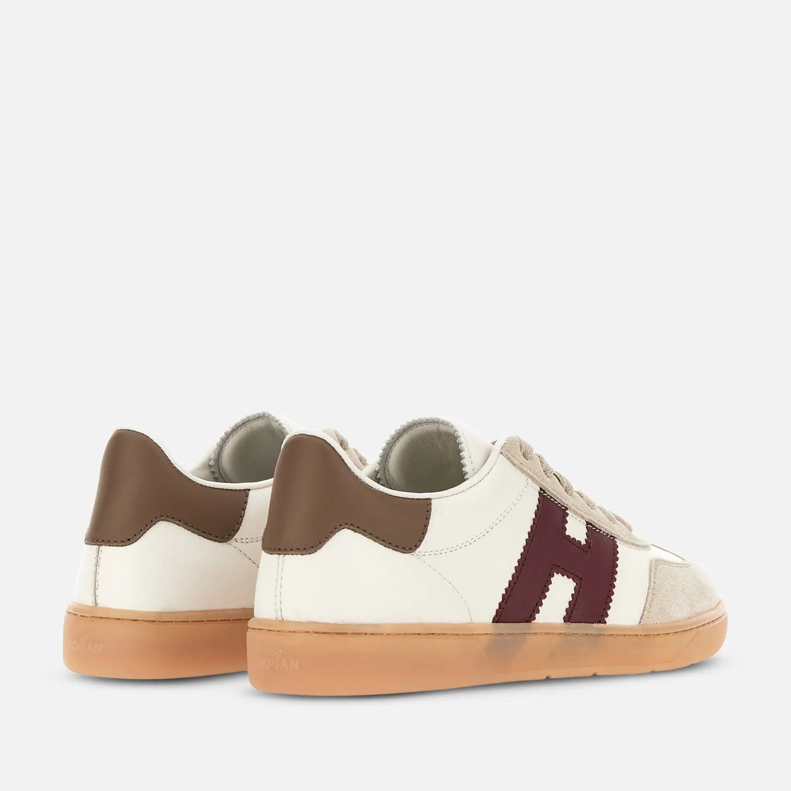Hogan Cool HXW6470FB60UH sneakers avorio bordeaux pelle