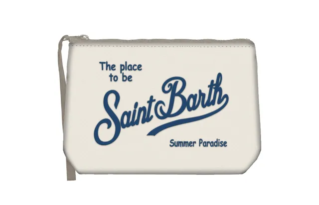 MC2 Saint Barth Aline Nylon 07547L pochette bianco navy