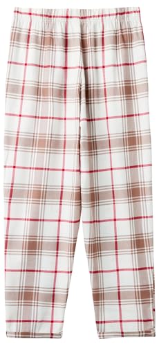 Benetton 43UL3F00I pantalone pigiama flanella multicolor L