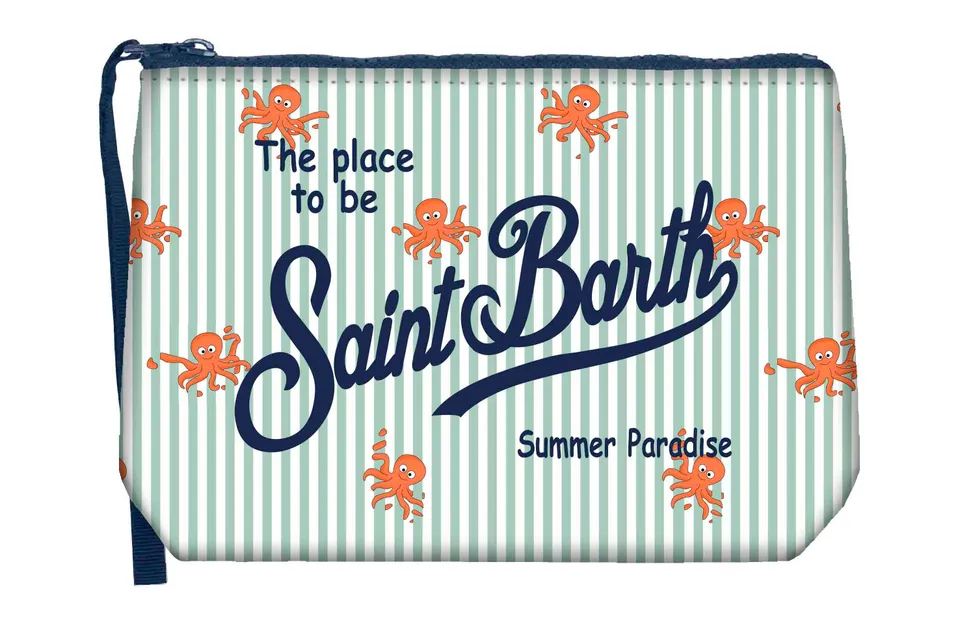 MC2 Saint Barth Aline Pochette Scuba Verde Salvia 20 cm