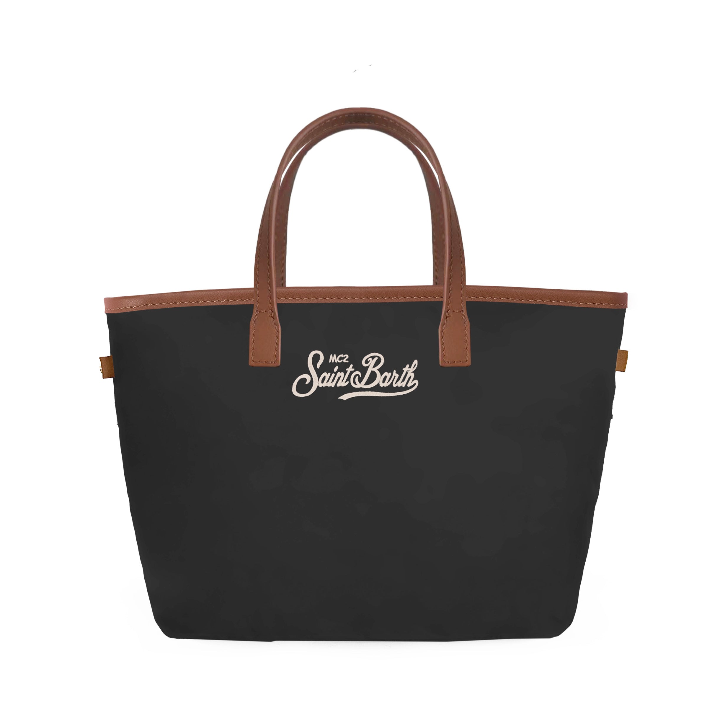 MC2 Saint Barth City Bag Mini borsa nylon nera 00288L