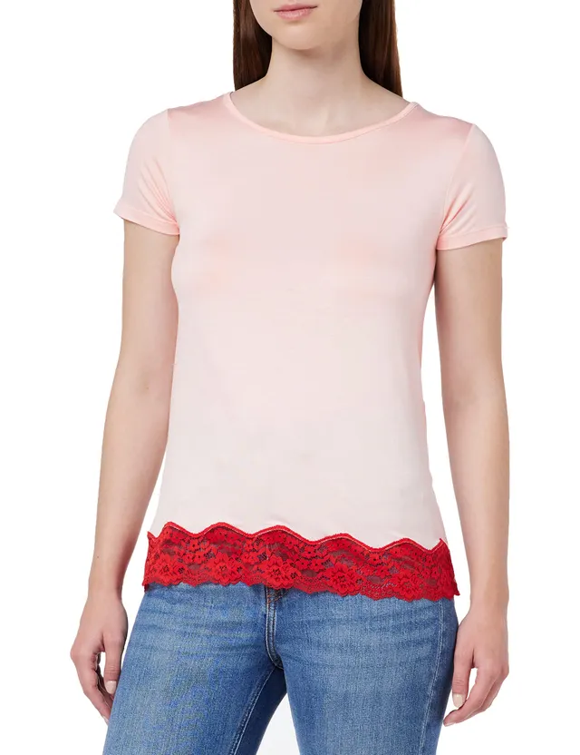 Benetton 3z123m314 T-Shirt Donna Nero
