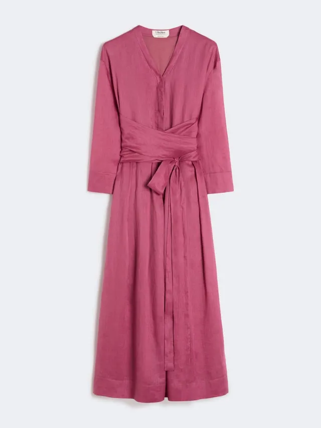S Max Mara Camilla SMMCAMILLA Abito Lungo Ciclamino