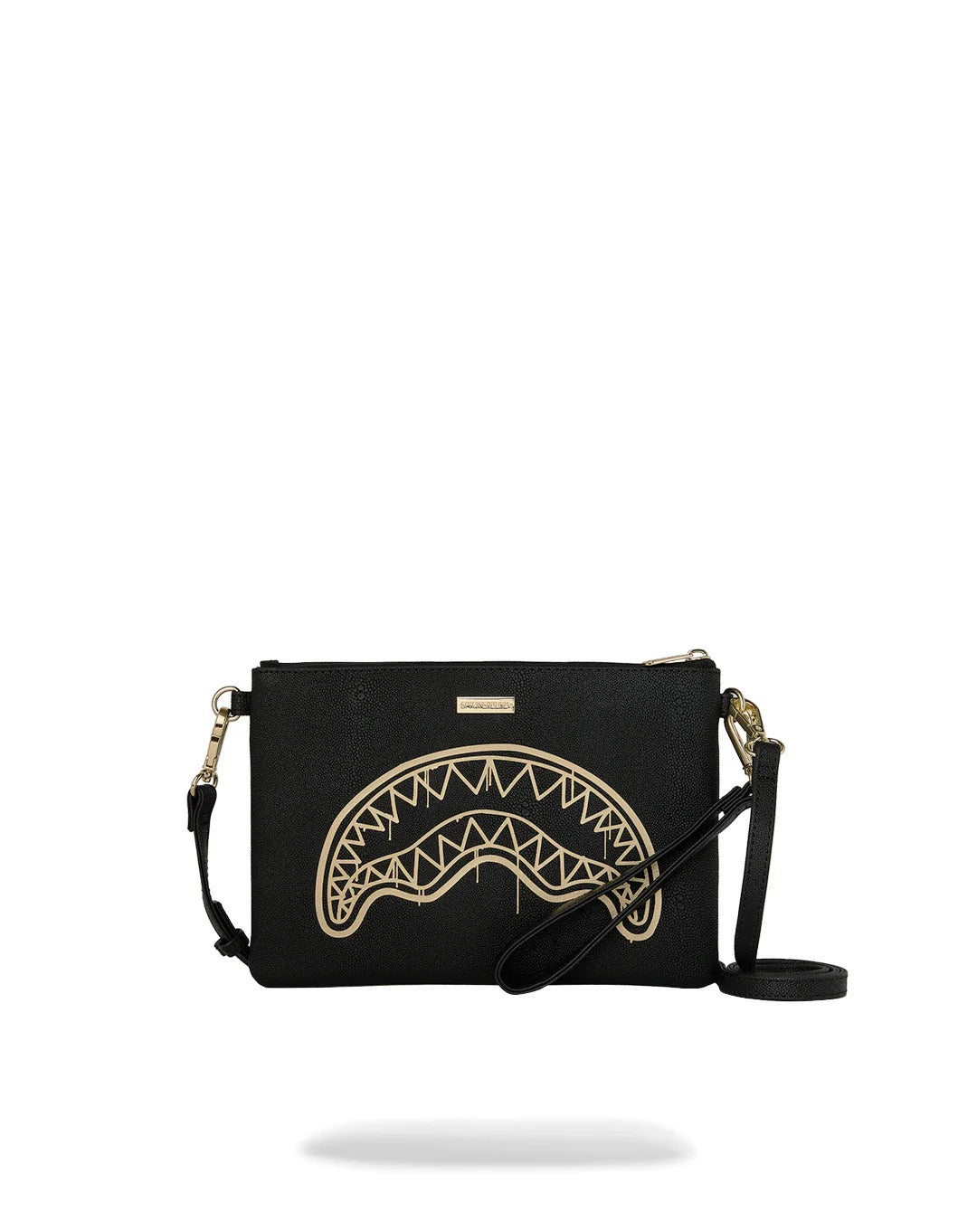 Sprayground 910B8977NSZ Pochette Nero Oro PVC