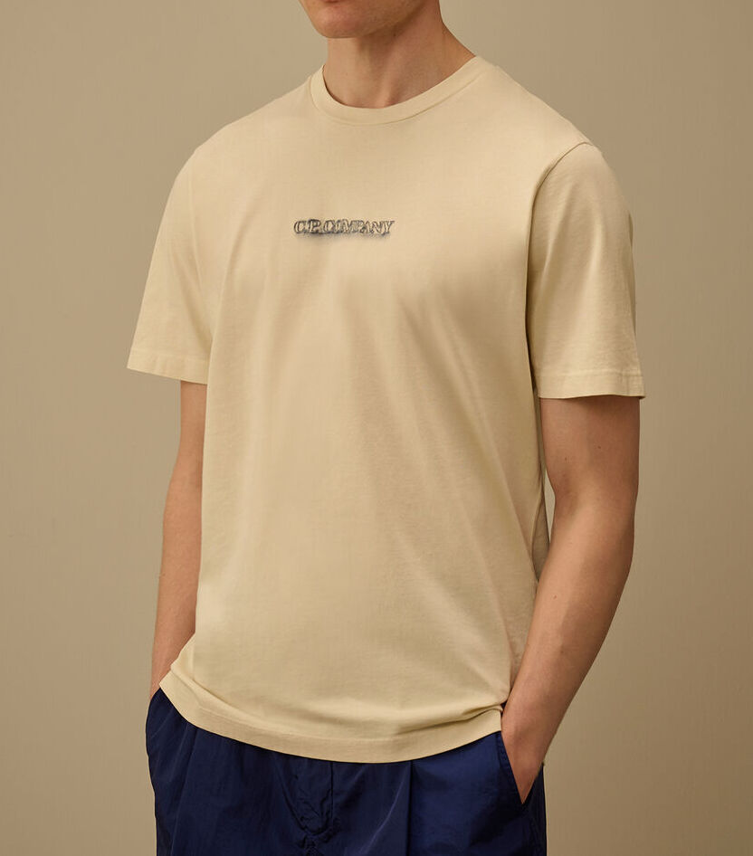C.P. Company 20CMTS292A t-shirt Frozen Dew jersey logo