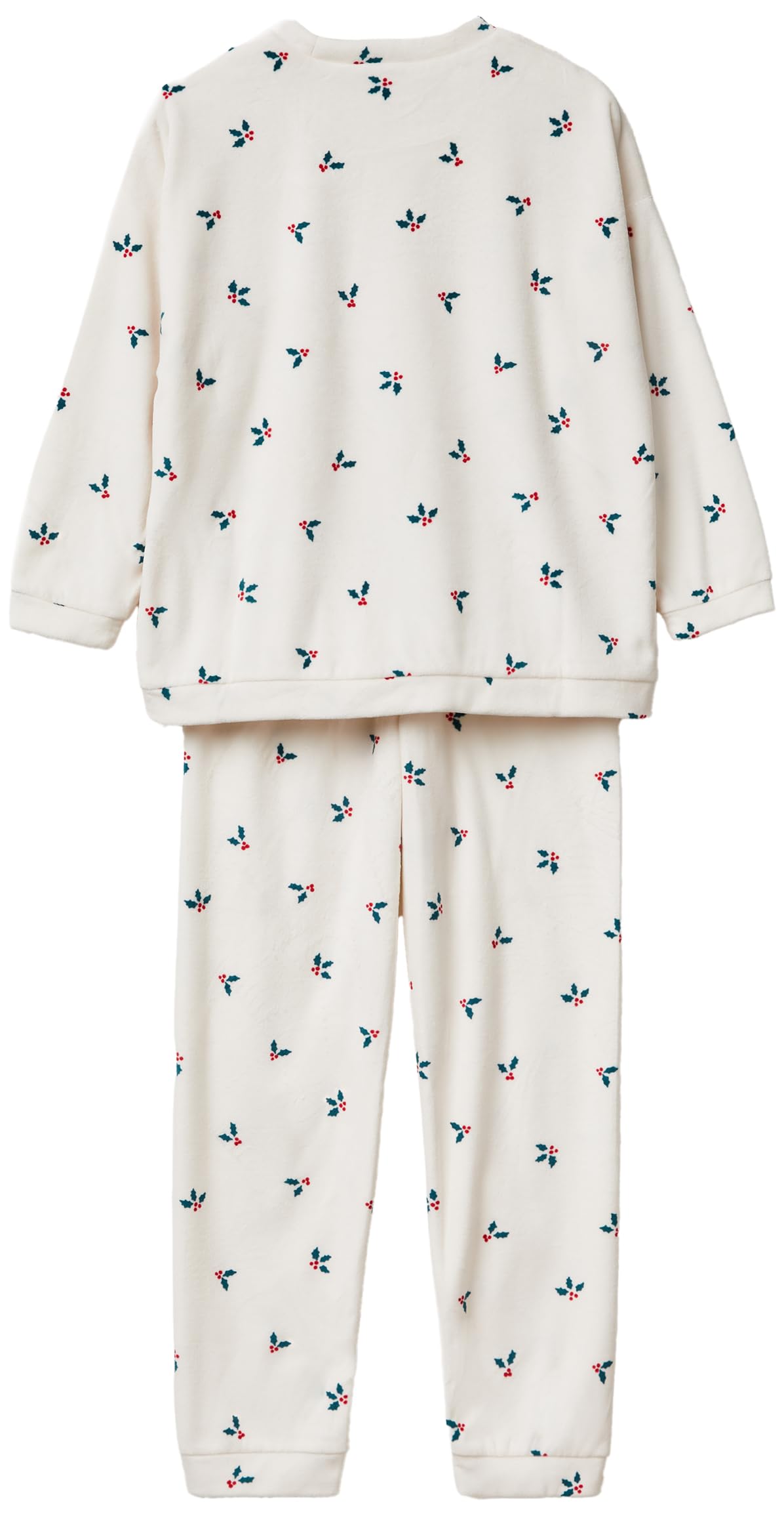 Benetton Set Pigiama Bambine Ciniglia Stampata 90