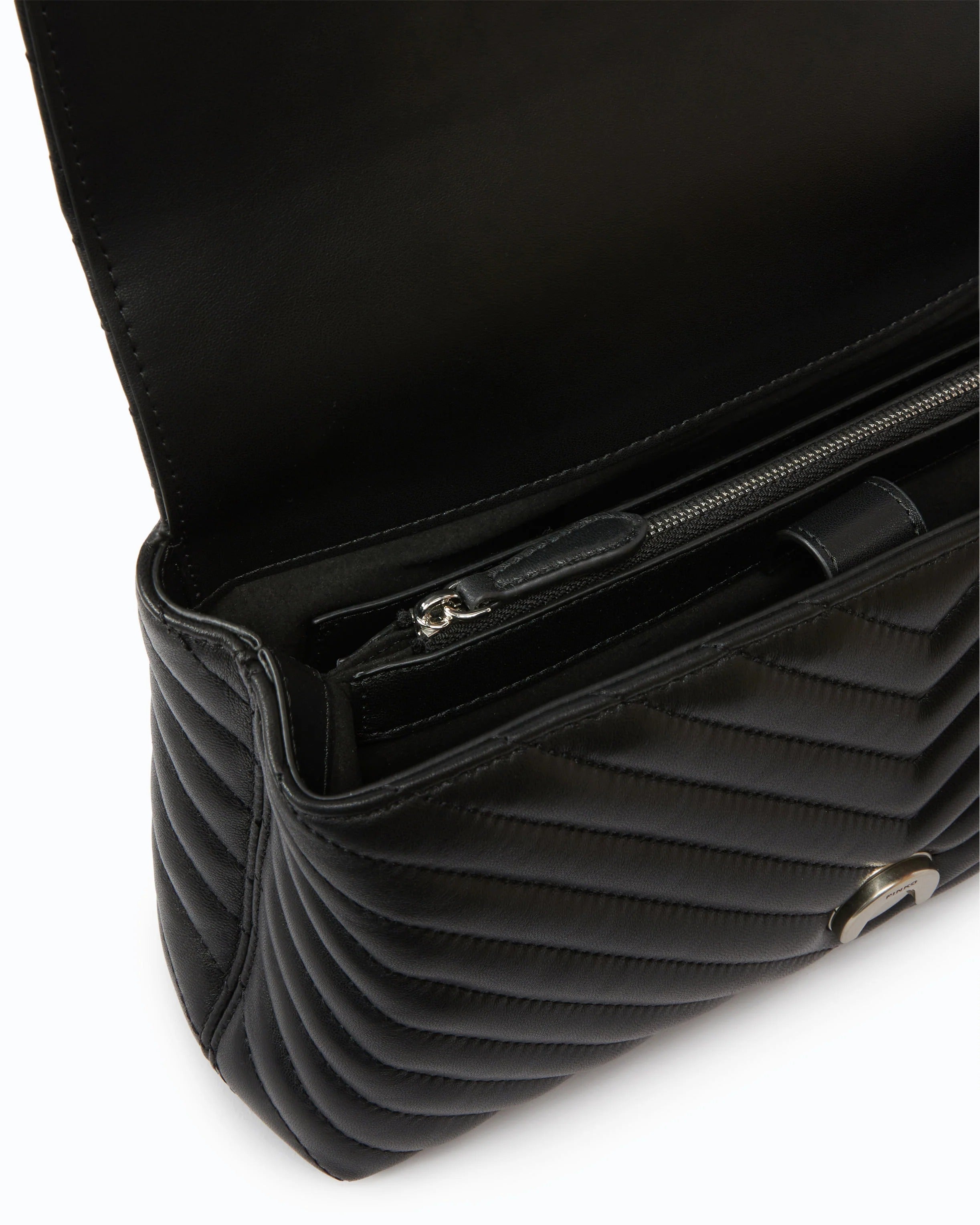 Pinko Love Lady Puff 1000043 Borsa Nappa Nero Gold