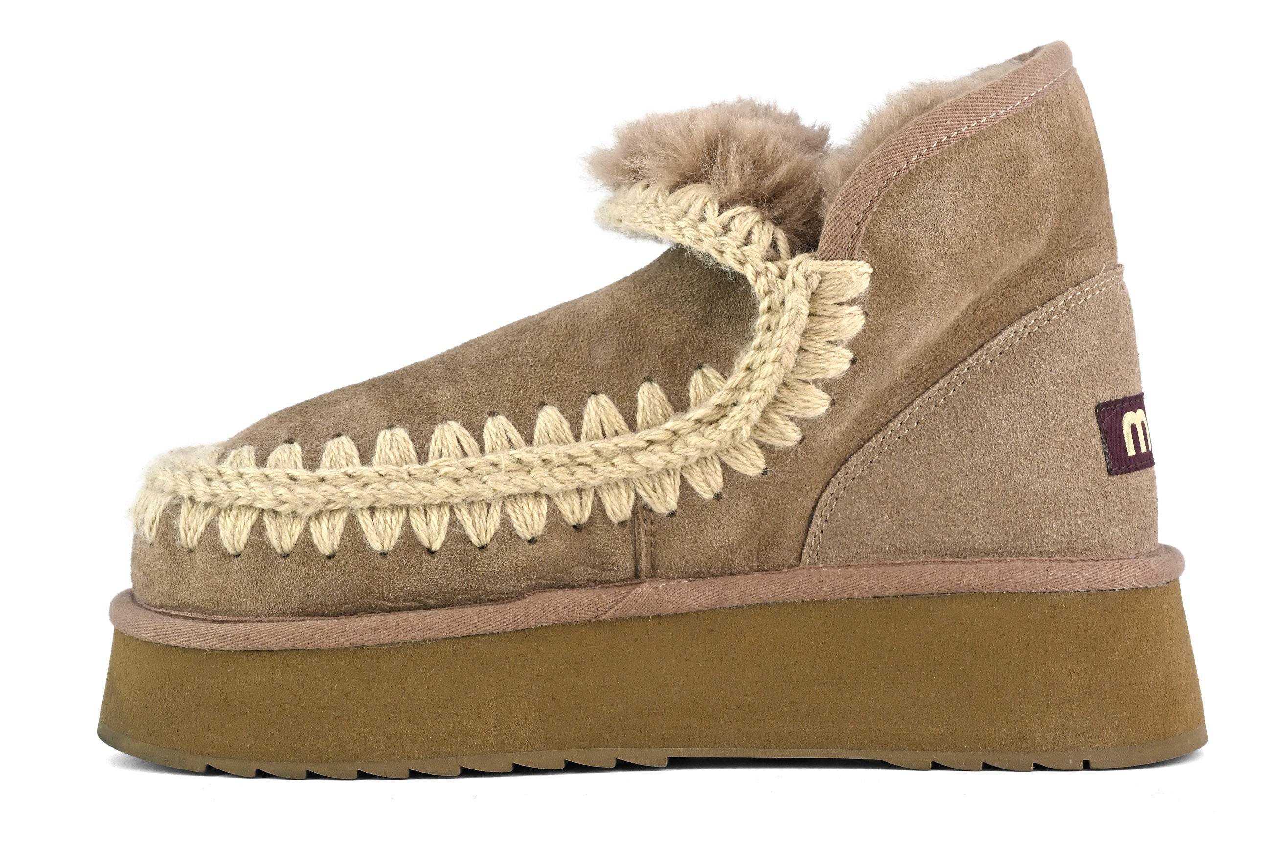 MOU Mini Eskimo FW681000A stivaletto donna Elephant Grey montone