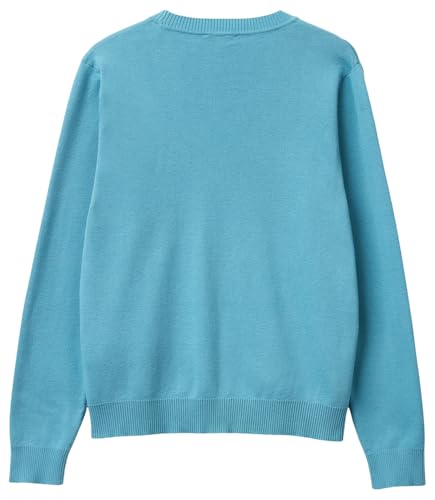 Benetton Maglieria 1C19D10FV Maglione Girocollo Blu XXS