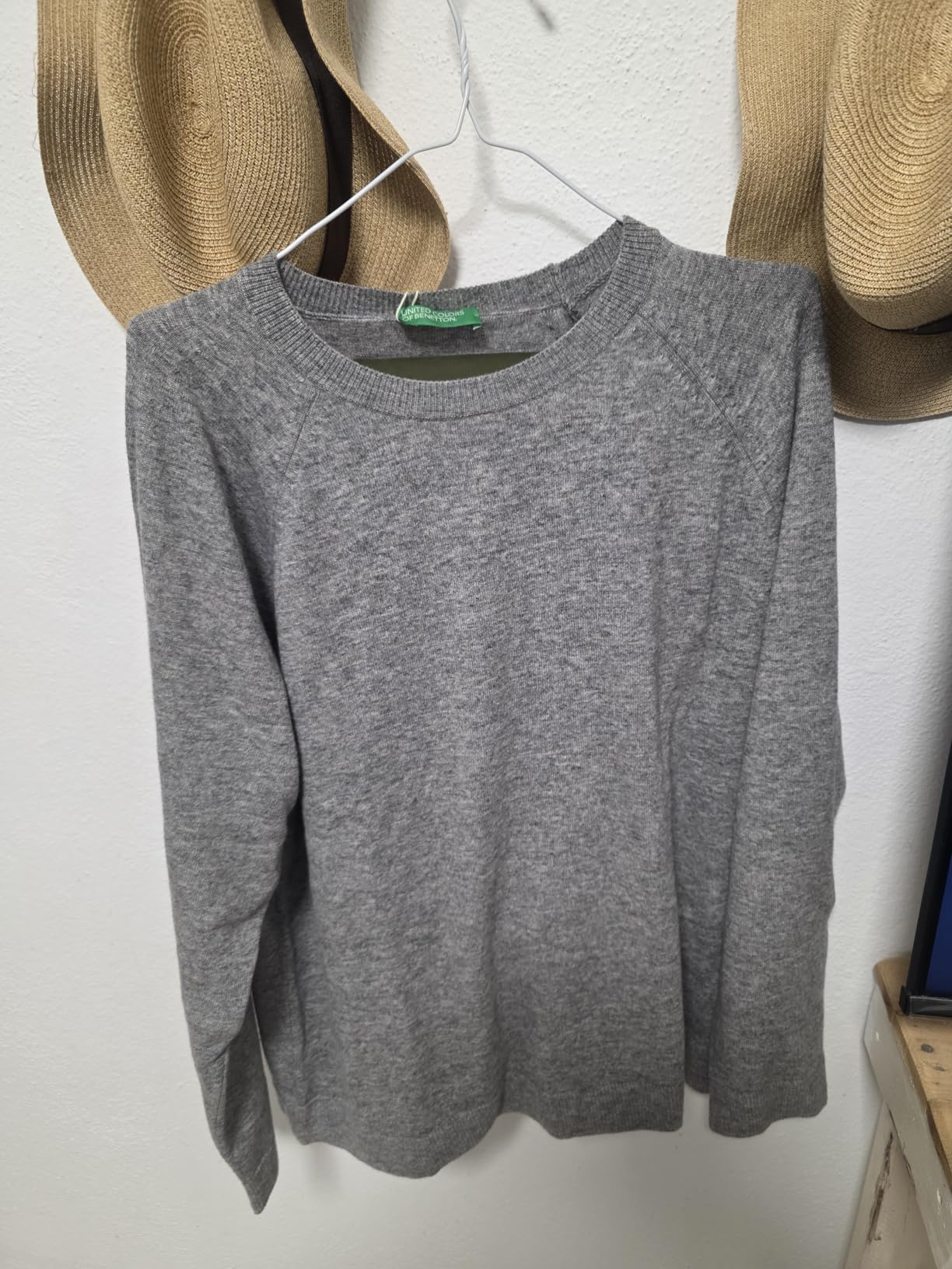 Benetton Maglieria Maglia Donna Marrone Lana Girocollo