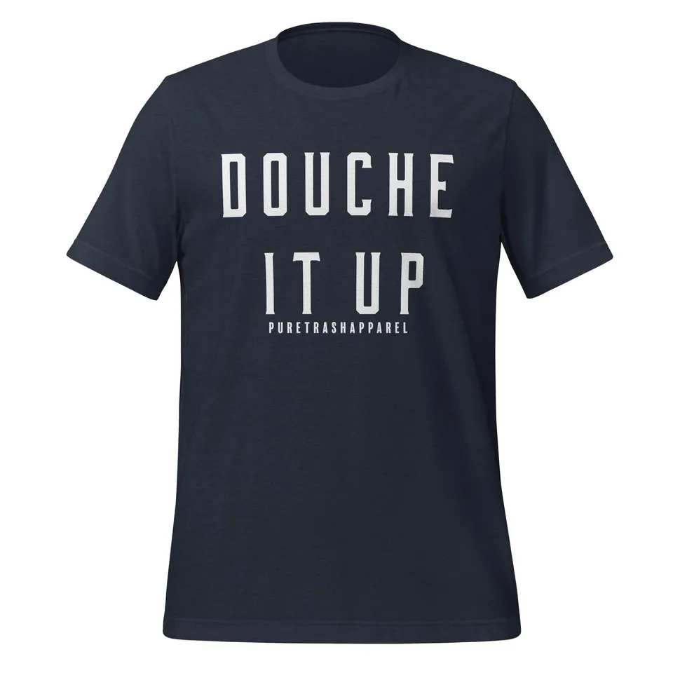 Pure Trash Douche It Up maglietta unisex Berry cotone