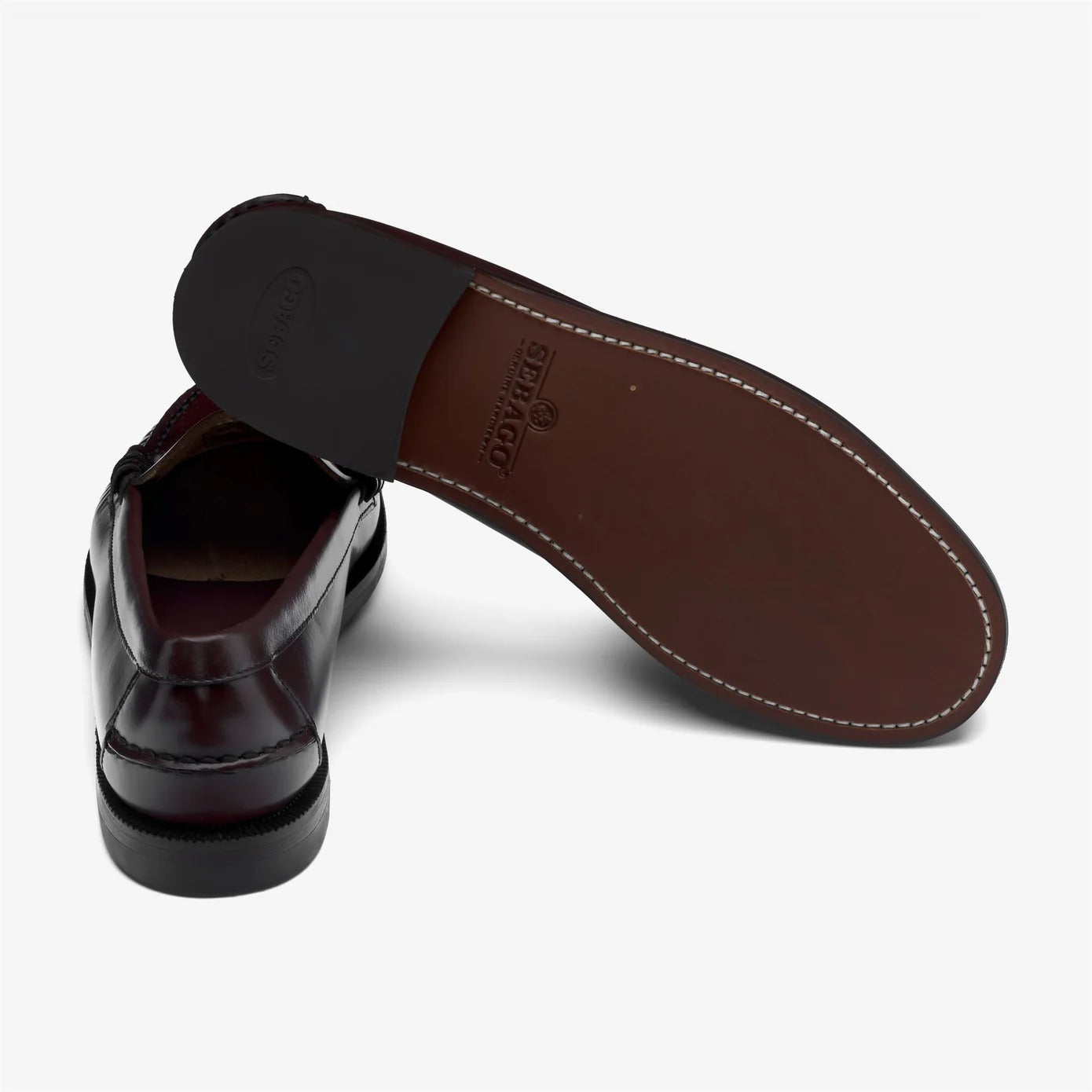 Sebago Classic Dan 7001530 Mocassino Pelle Brown Burgundy