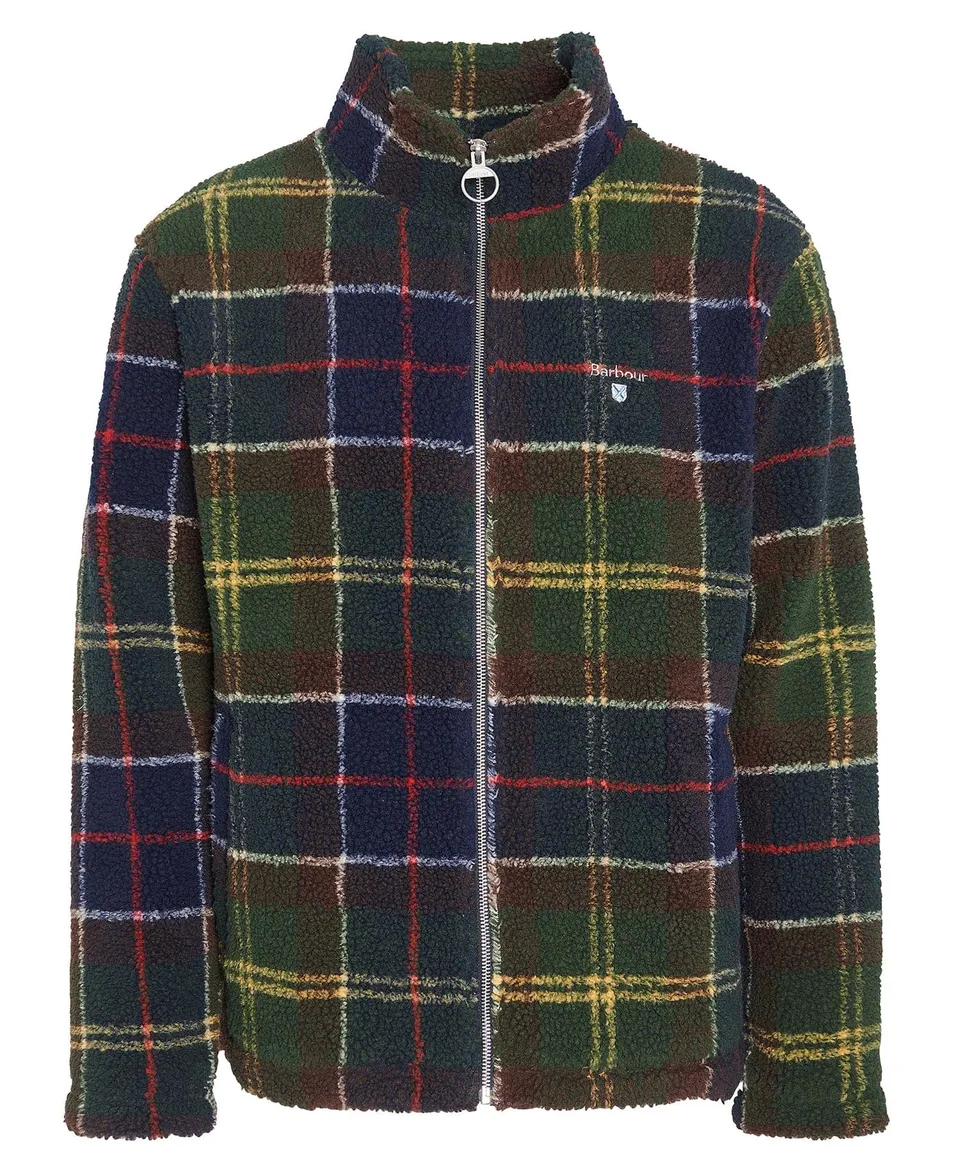 Barbour MFL0187 Sherpa Felpa Pile Classic Tartan Uomo