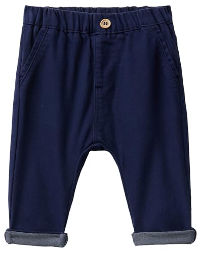 Benetton 4AU0AF018 Pantalone Cotone Ricamo Taglia 62