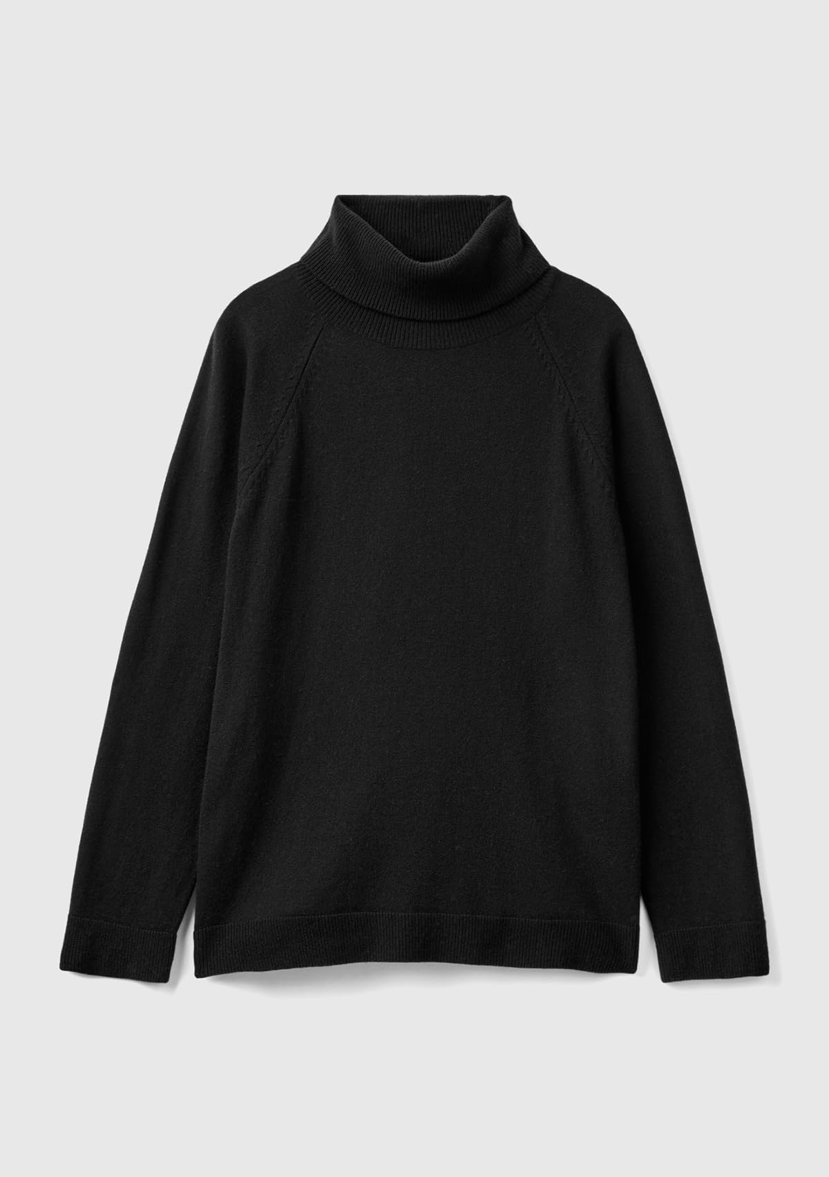 Benetton Maglieria Maglia Ciclista collo alto lana cashmere