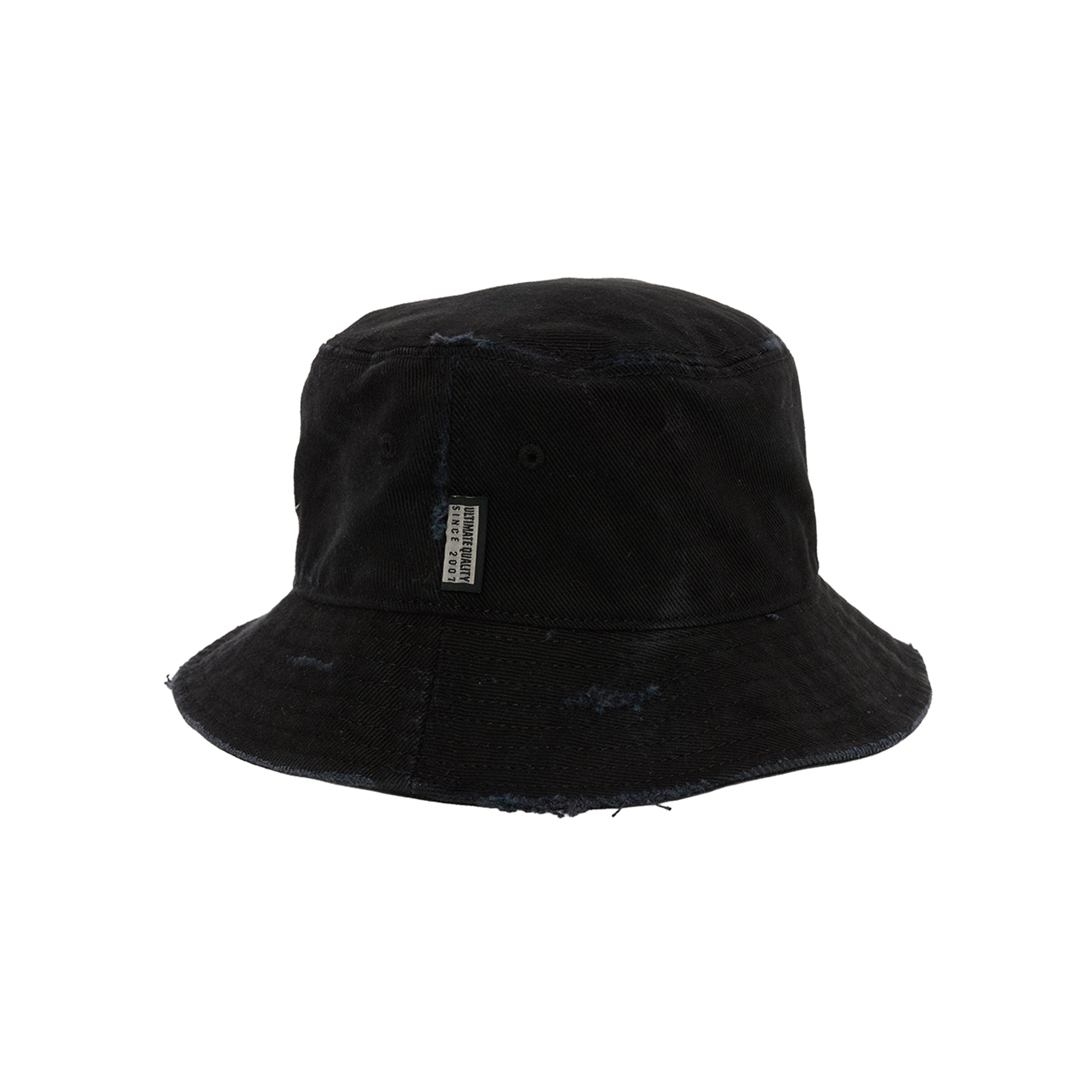 Martine Rose Signature Bucket Hat cappello nero washed OS