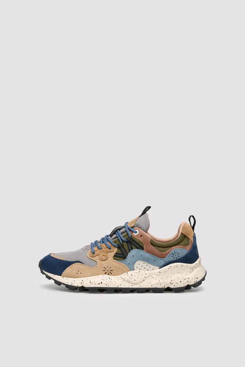 Flower Mountain Yamano 3 sneaker uomo navy grigio suede