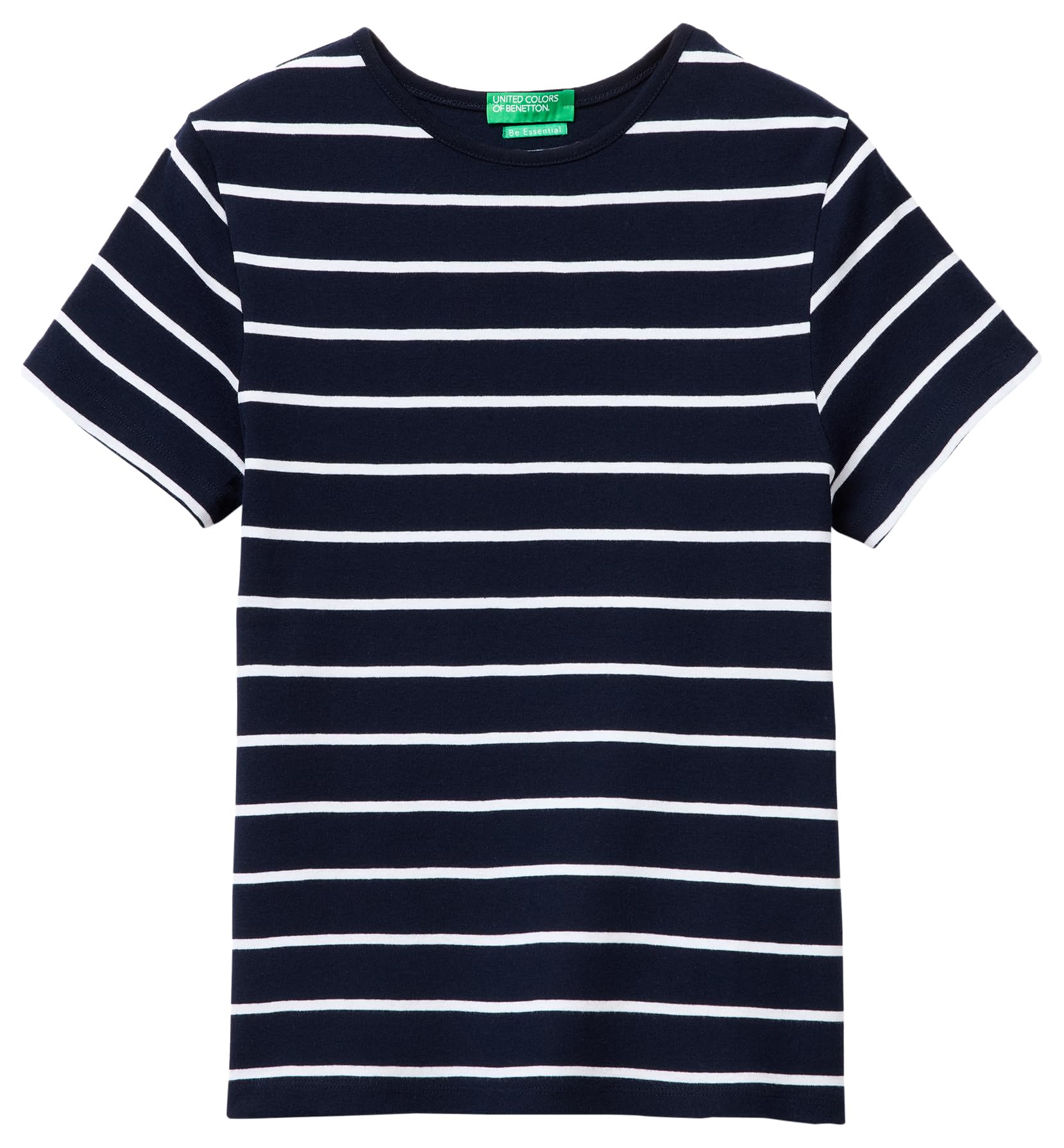 Benetton 339pd10bx T-shirt Donna panna slim fit