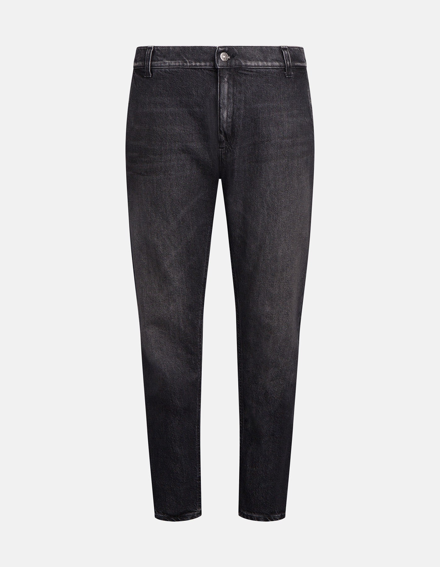 Dondup Jeff UP641 Jeans Nero Carrot Denim Cotone Uomo