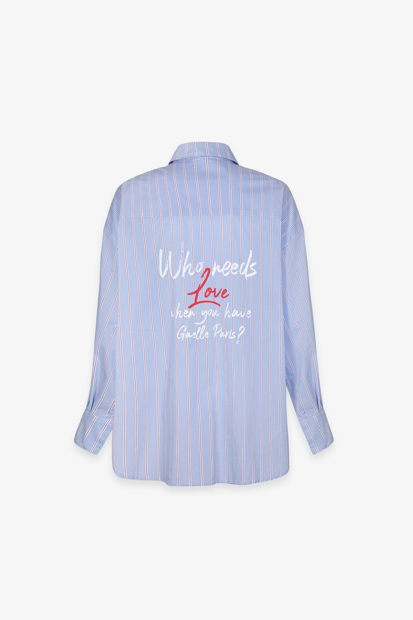 Gaelle Paris GAABW09845 Camicia Righe Azzurro 40