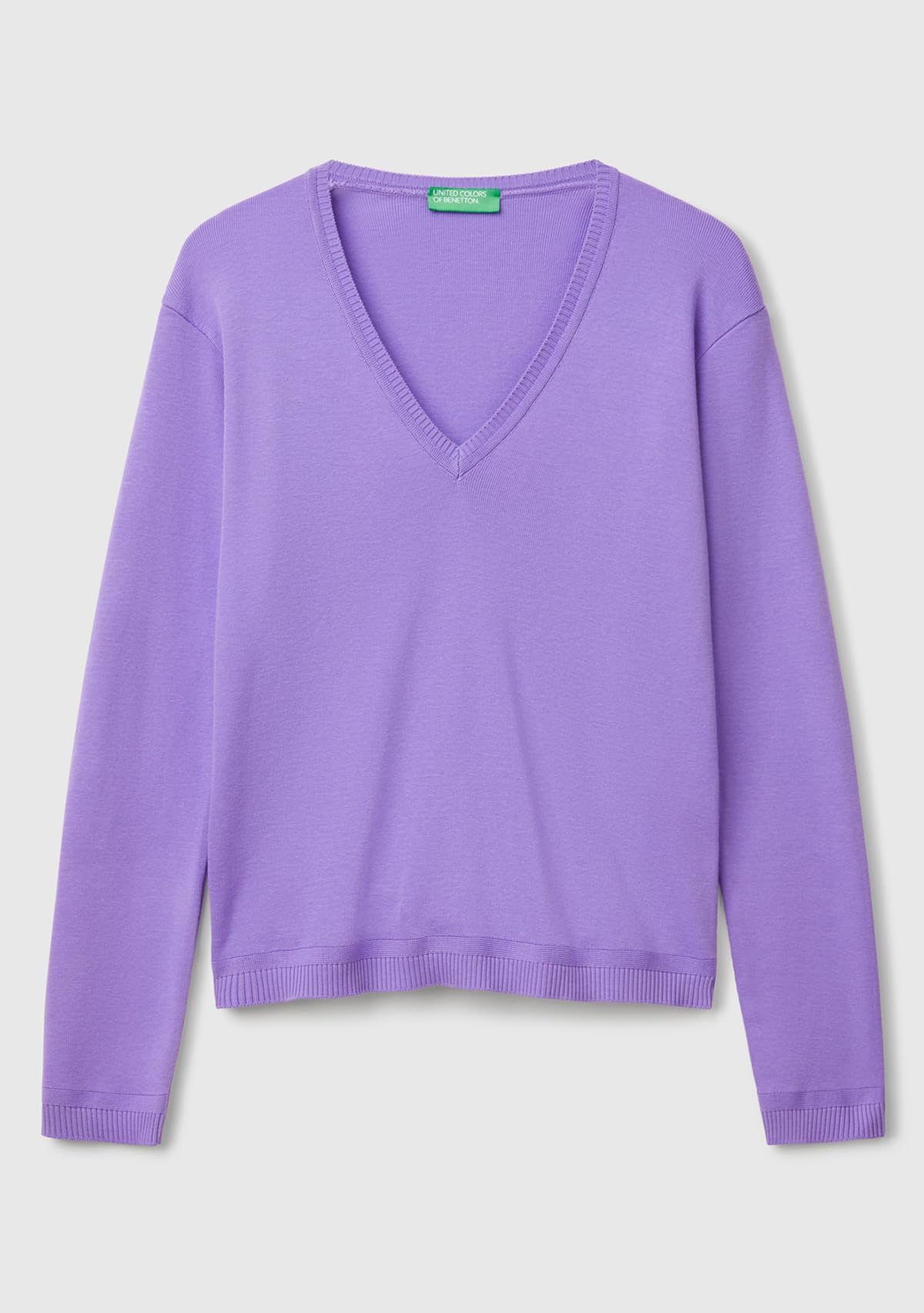 Benetton Maglieria Pullover Donna M Blu Invernale