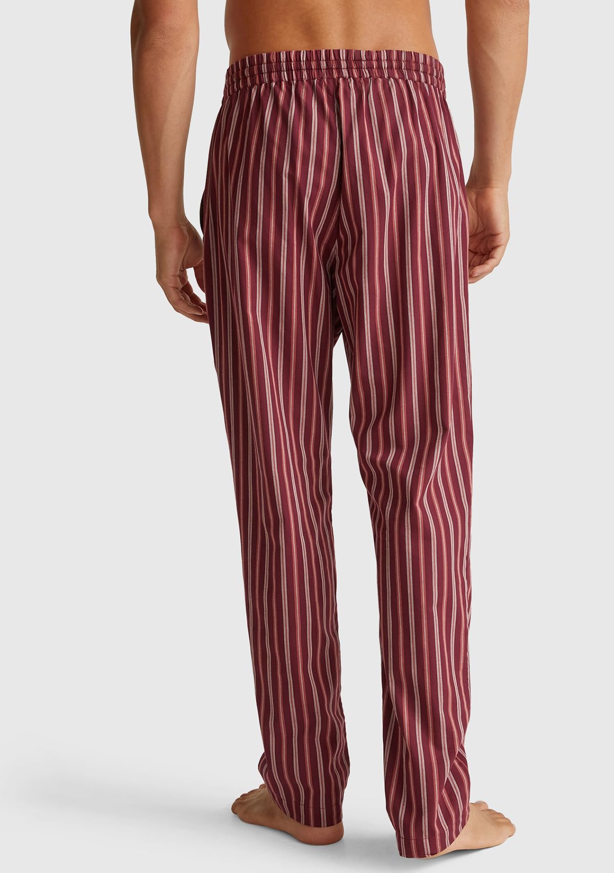 Benetton Pantalone Pigiama Uomo Tela Rosso Taglia S