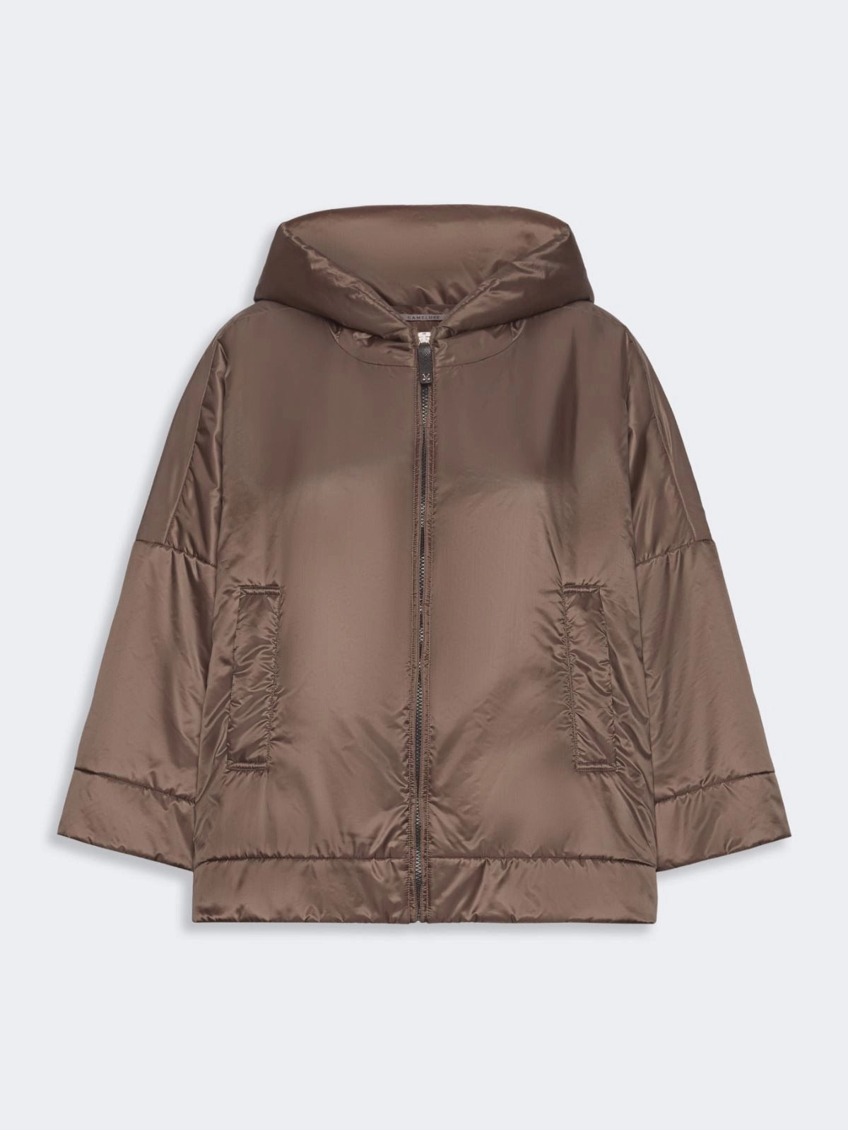 Max Mara The Cube MTCFIORE096 piumino marrone gold over
