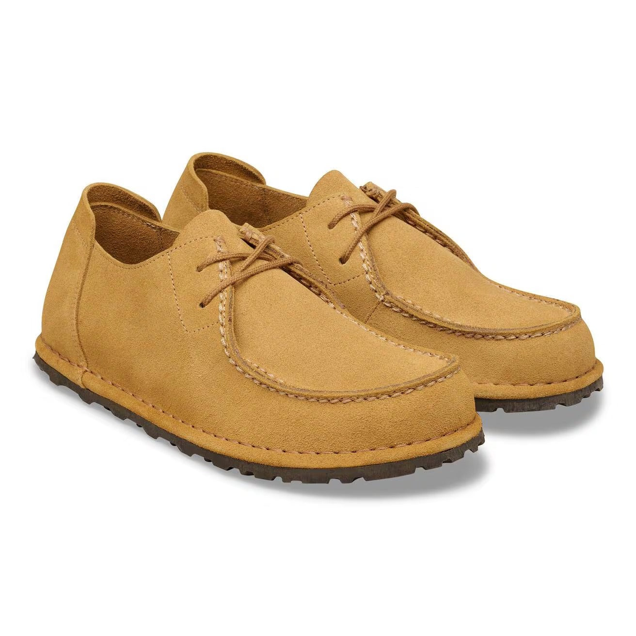 Birkenstock Utti Lace 1031546 mocassino cork brown scamosciato