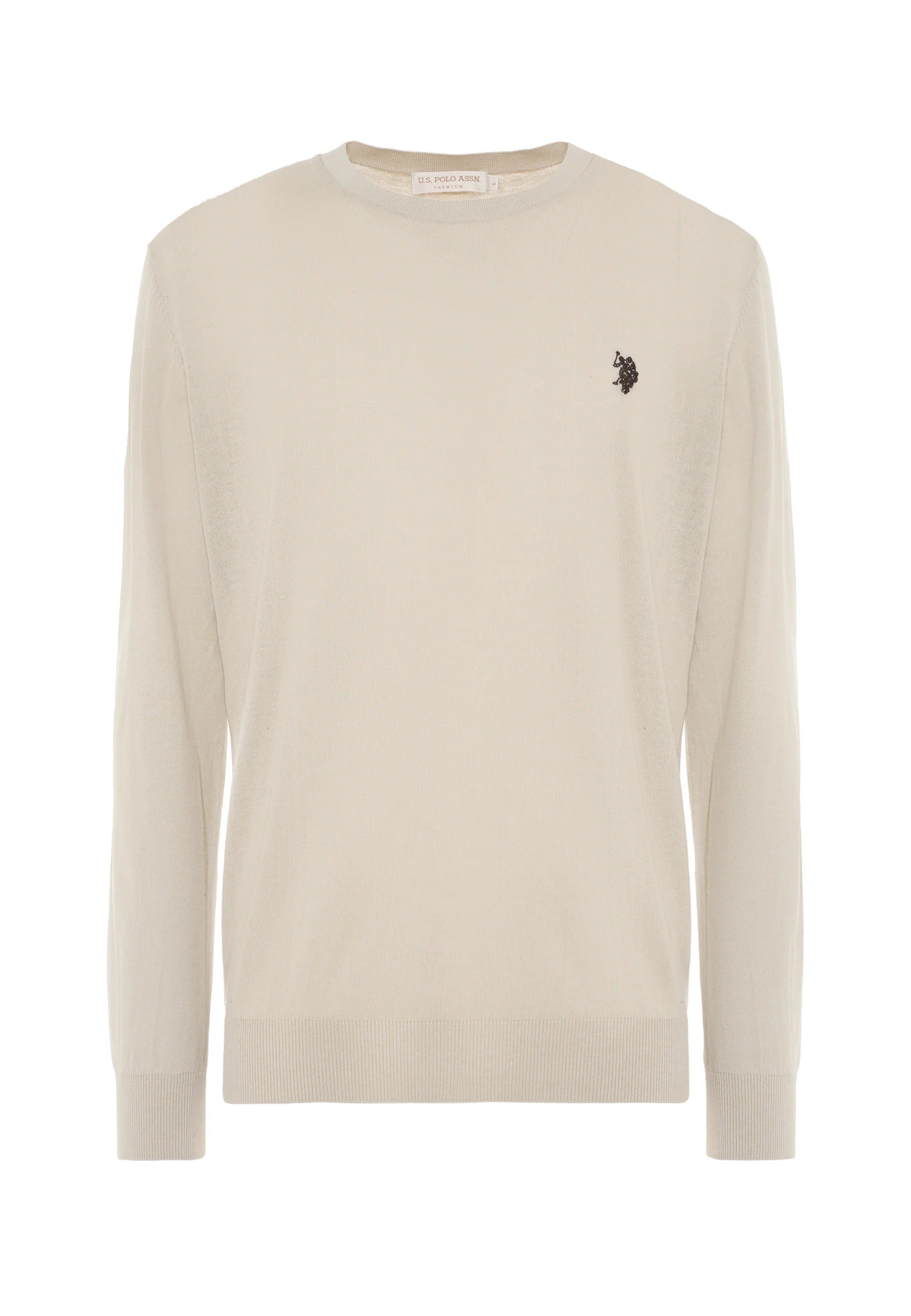 U.S. Polo Assn. Kemo US43173012 maglia uomo beige cotone