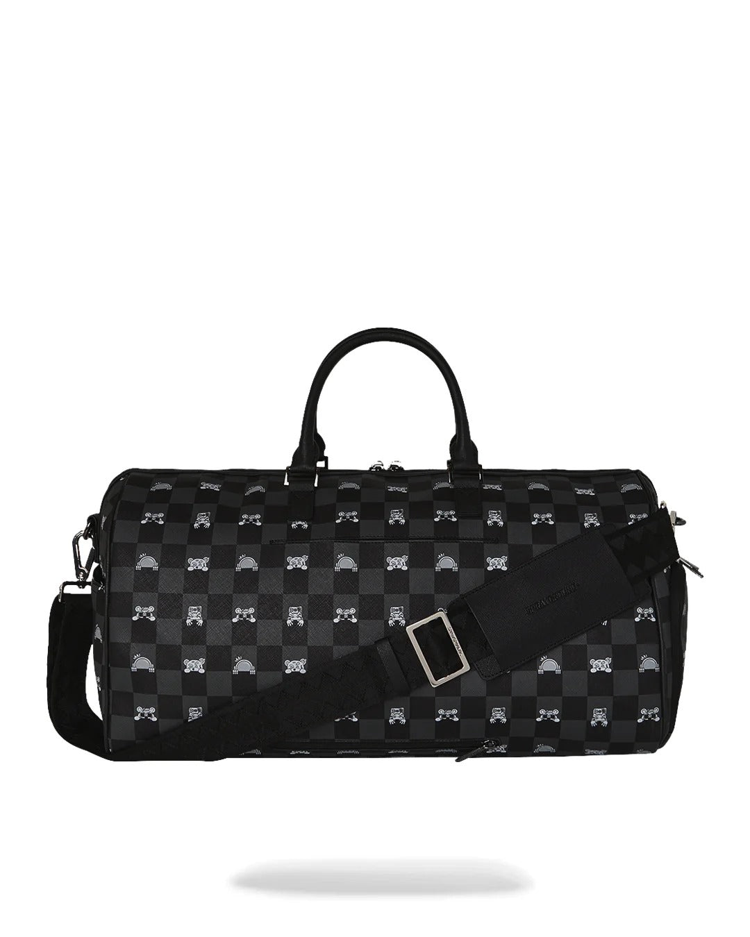 Sprayground Peeking Character Check 910D8910NSZ Borsone Nero Grigio