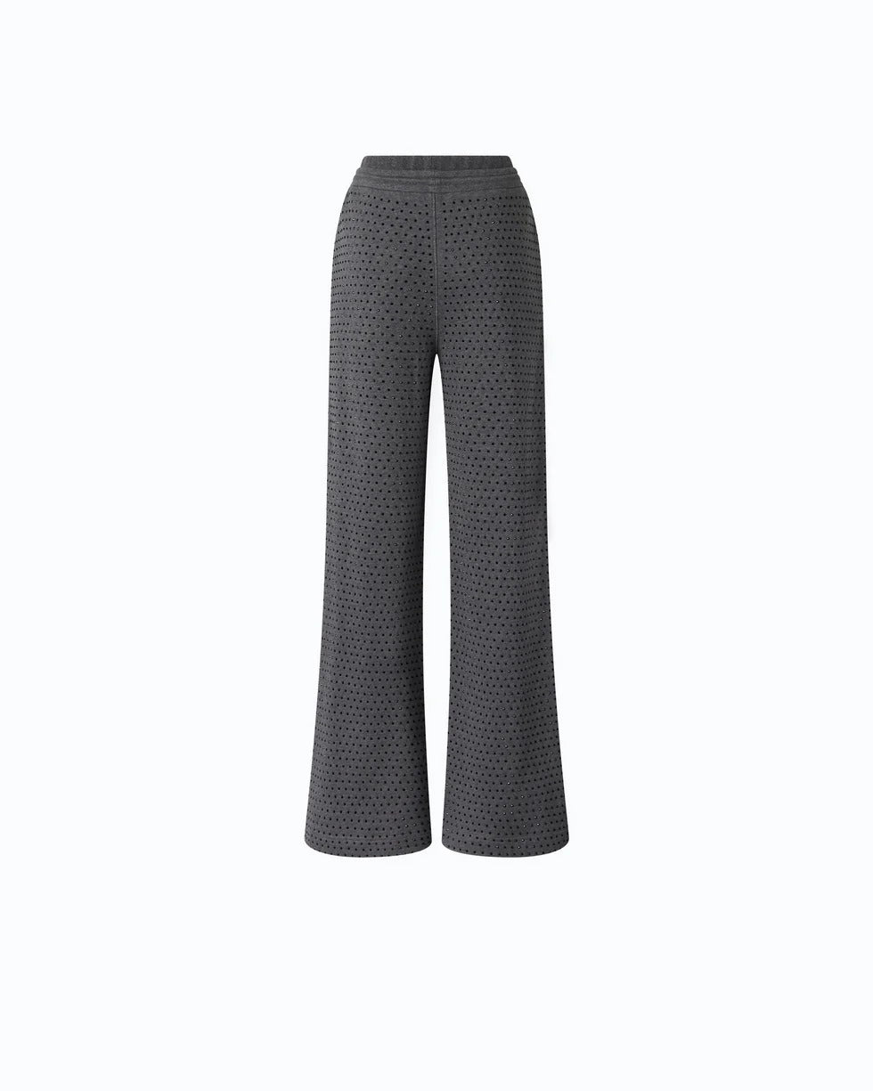 PINKO Passeggiatina 107194-A3GT pantaloni grigio strass