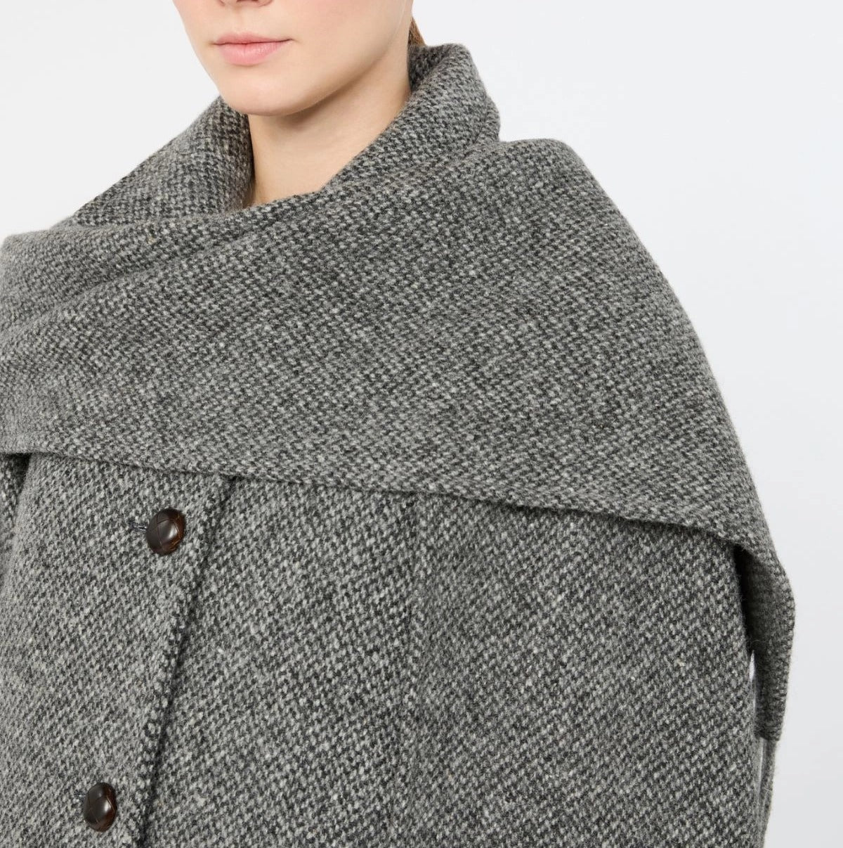 Weekend Max Mara Latino WKDLATINO016 cappotto antracite lana