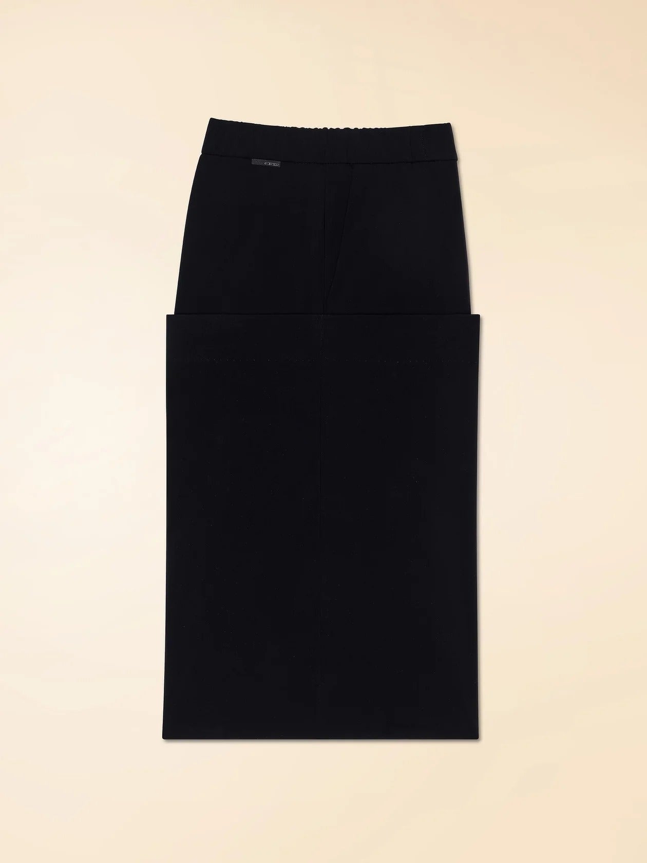 RRD 26854 pantalone palazzo tecnico nero donna