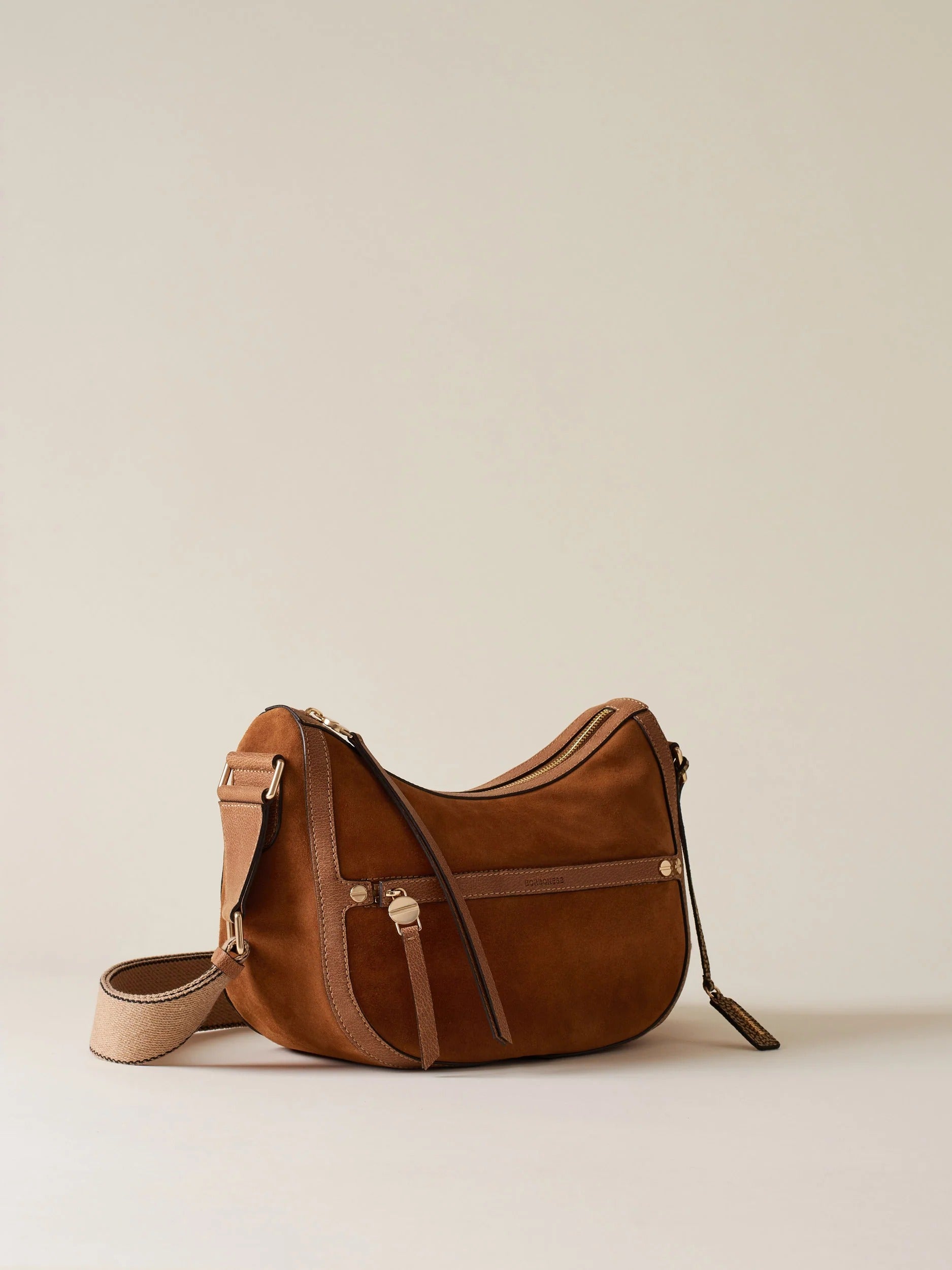 Borbonese Luna Small borsa donna radica pelle
