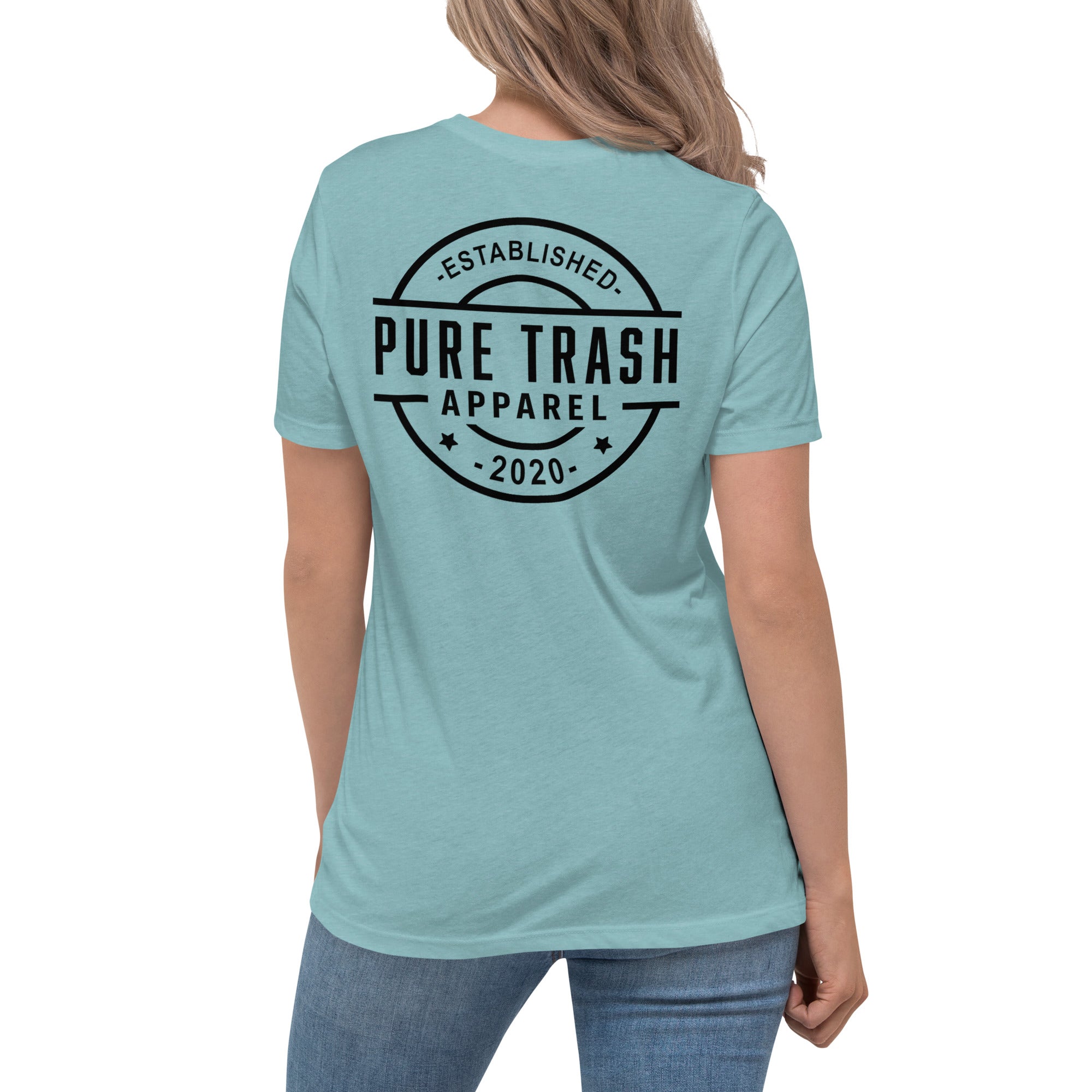 Pure Trash Collection Established maglietta donna cotone relaxed