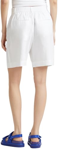 Benetton 4AGHD901V Bermuda Lino Bianco XXS