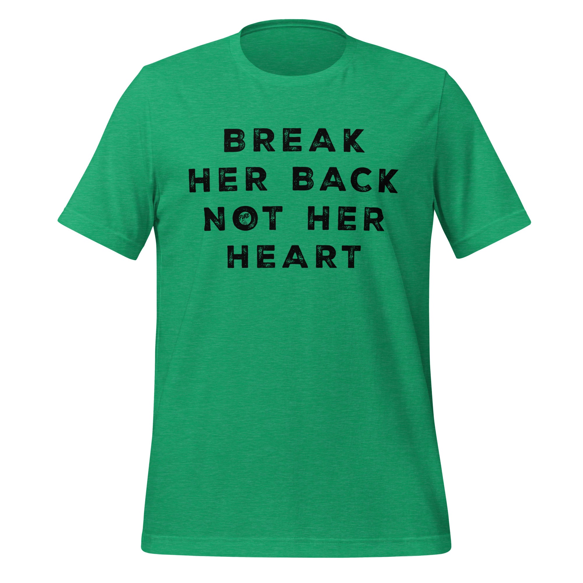 Pure Trash Break Her Back Not Her Heart maglietta uomo nera cotone