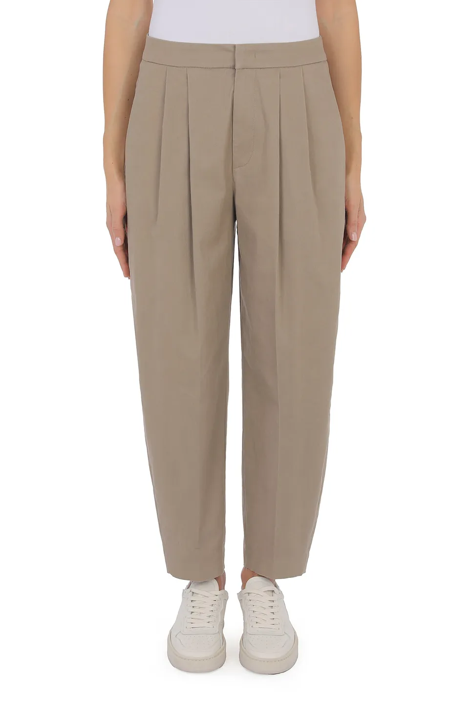 Dondup Sally DP914 Pantalone Donna Naturale Loose