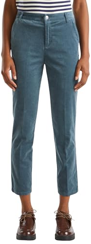 Benetton Pantaloni 2000 Pantalone Donna Tinta Unita Dritto
