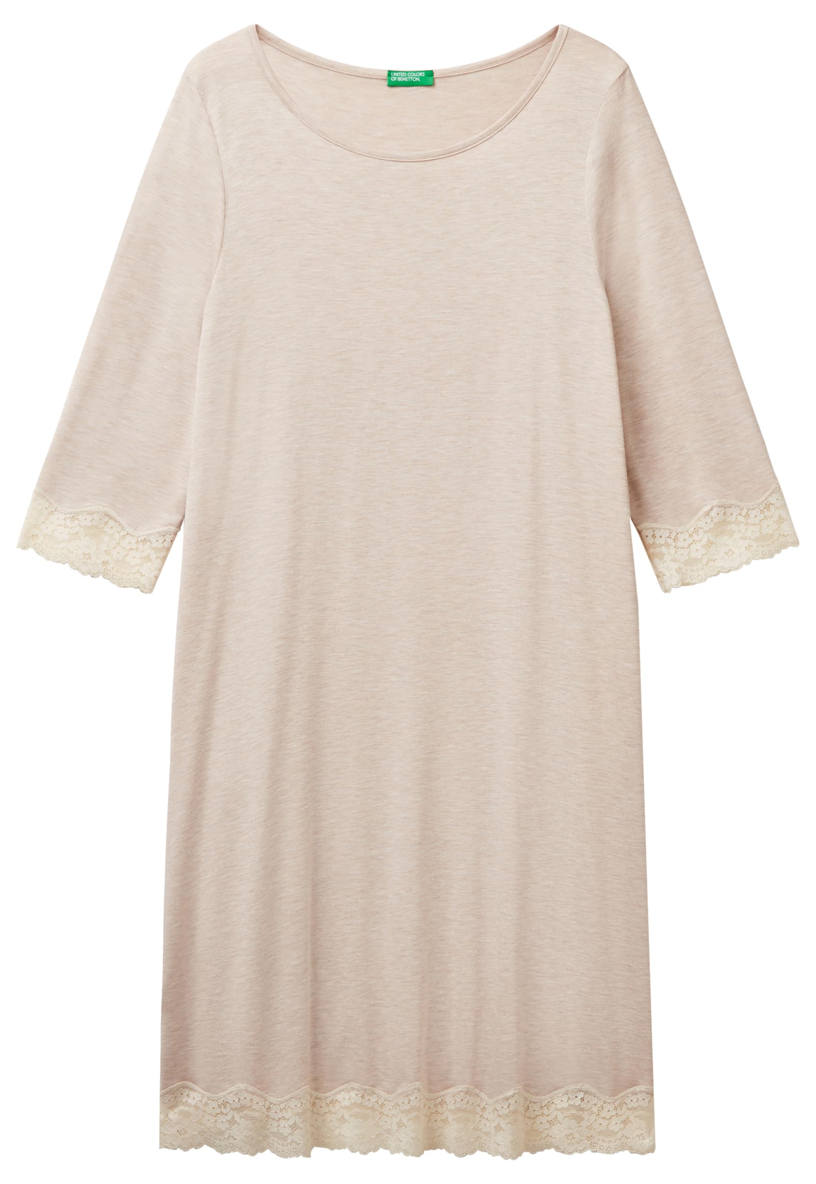 Benetton Intimo Camicia Notte 3z123c01f Donna XS viscosa pizzo
